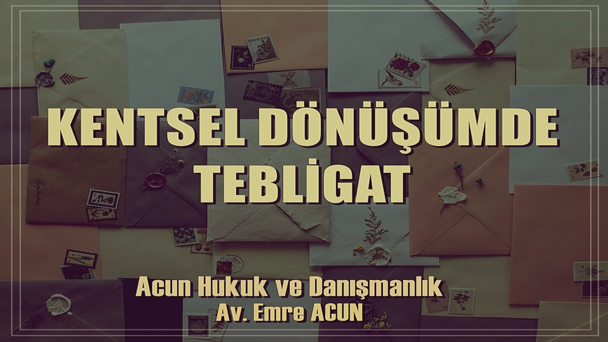 Kentsel dönüşümde tahliye görseli